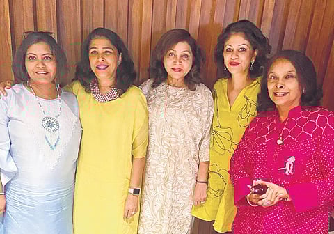 Shruti Saha, Sapna Taneja, Manjul Gupta, Madhu Natraj and Triveni Vinod