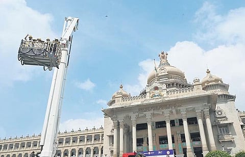 Representational image of Vidhana Soudha in Benglauru | nagaraja gadekal