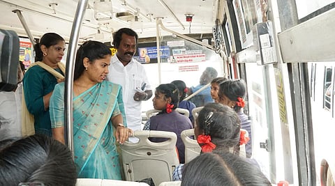 Mayor flags off educational tours for Class 11 students in Chennai