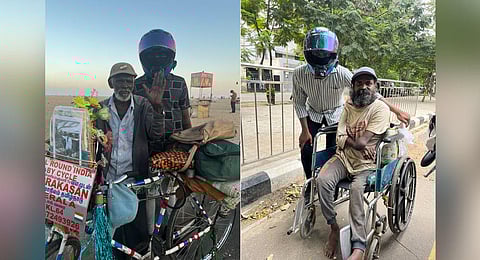 Hemanth Kumar chooses not to reveal his face to those he helps.