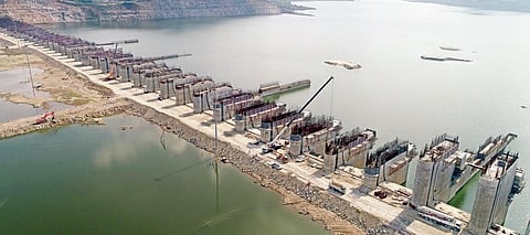 Polavaram Irrigation Project. (Photo | Express)