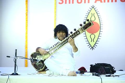 'Shruti Amrut', held by the Society for Promotion of Indian Classical Music and Culture Amongst Youth. (Photo | Express)