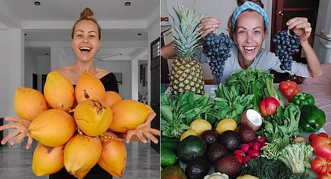 Zhanna Samsonova was well known in the vegan community, posting under Zhanna D’Art on social media, for promoting a raw food diet to her millions of viewers. (Photo | Instagram)