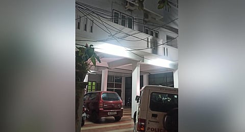 The OYO hotel where the murder took place