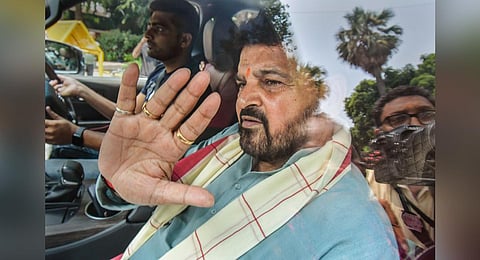 Former WFI chief Brij Bhushan Sharan Singh (File photo | PTI)