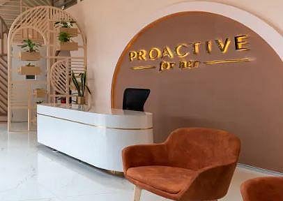 Proactive for her clinic in Bangalore.