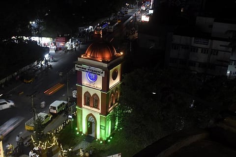 100-yr-old clock tower at Coimbatore Town Hall back in action