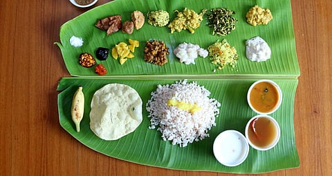 Traditional sadya in Onam sees rice taking pride of place. (Photo | EPS)
