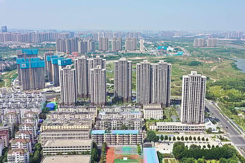 Buildings developed by China's Country Garden Holdings in Zhengzhou in the central Henan province. (Photo | AFP)
