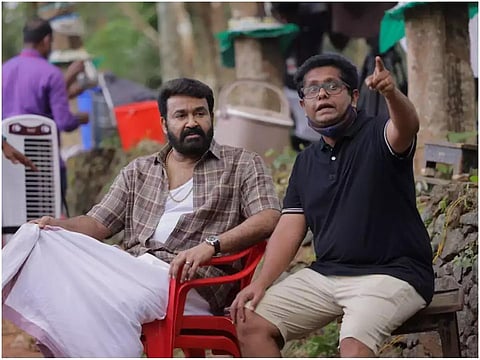 Mohanlal and Jeethu Joseph.