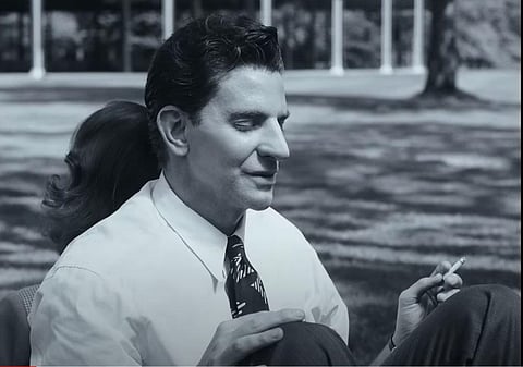 A glimpse of Bradley Cooper from the trailer of Maestro.