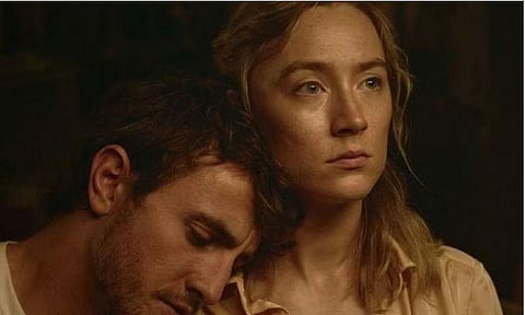 Saoirse Ronan and Paul Mescal in Foe.