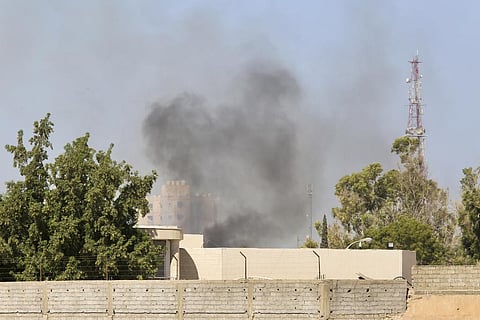 Smoke rises during clashes between rival militias in Tripoli, Libya. (Photo | AP)