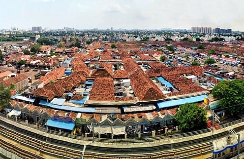 As most of the shops in the market are owned by the traders, the government is mulling over a compensation package to make them shift to the Thirumazhisai market.