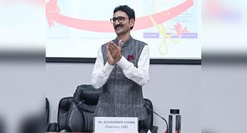 Chairman of the Central Water Commission Kushvinder Vohra (Photo | Twitter)