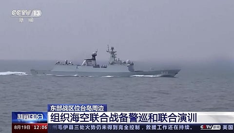 China launches military drills around Taiwan as a 'warning' after Taipei's V-P visited the US