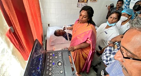 Puducherry  L-G Dr Tamilisai Soundararajan  at the Indira Gandhi Government General Hospital and Post Graduate Institute
