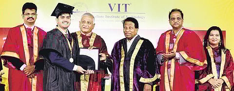 The 38th Annual Convocation of Vellore Institute of Technology (VIT) saw Minister V K Singh felicitate 65 students with gold medals | s dinesh