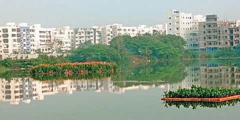 Rejuvenated Neknampur lake wins Niti Aayog laurels