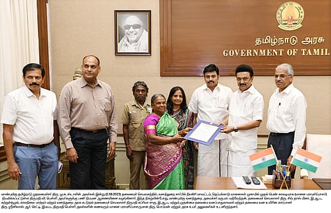 V Belli appointed as the first woman Cavady by Tamil Nadu CM MK Stalin
