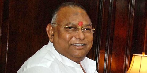 Former MP Rayapati Sambasiva Rao, owner of Transstroy India Private Limited. (File photo)