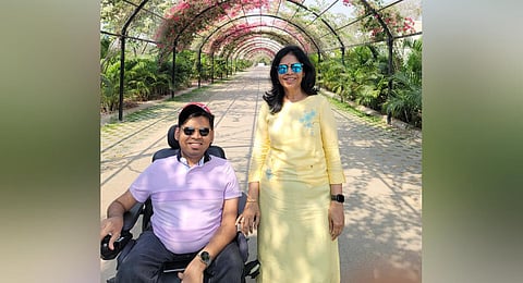 Pratyush Nalam and Srilakshmi Nalam. (Photo | Express)