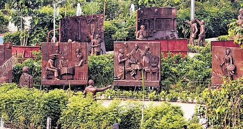 Shaheedi Park which was redeveloped as an open-air museum park recently | file