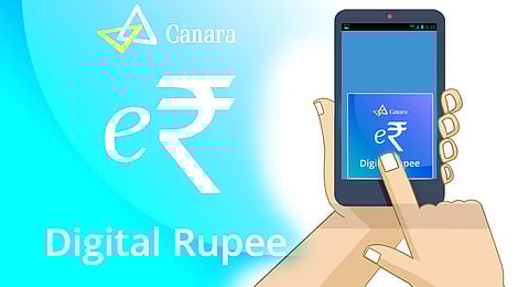 Canera is the first of public and private sector banks to introduce the feature called the ‘Canara Digital Rupee app’.