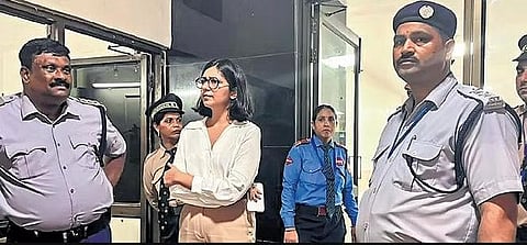 Delhi Commission for Women (DCW) chief Swati Maliwal accused police of not allowing her to meet the victim.