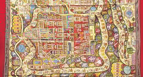 Pilgrimage maps have played a significant role in shaping the identity and culture of India. (Photo | Express)