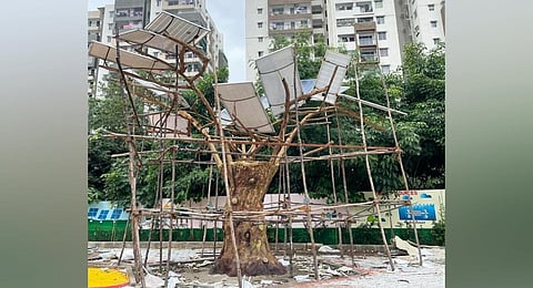 The upcoming energy theme park at KPHB Colony will run on solar and wind energy. (Photo | Express)