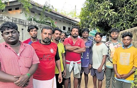 The fishermen were apprehended near Mullaitheevu on August 6 | Express