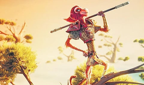A still from the movie 'The Monkey King'