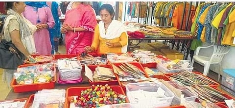 Products displayed for sale