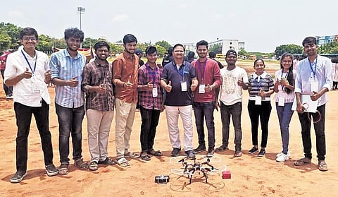 The team that built Eureka grabbed the 2nd prize under the best innovative design category at the Autonomous Drone Development Challenge