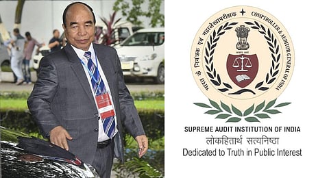 CAG slammed Mizoram government for incurring an 'avoidable' expenditure of Rs 4.88 crore. (L) Mizoram CM Zoramthanga.