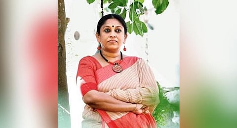 Noted Malayalm writer KR Meera. (Photo | Facebook)