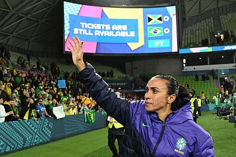 Brazilian football legend Marta  Vieira da Silva. (Photo | AFP)