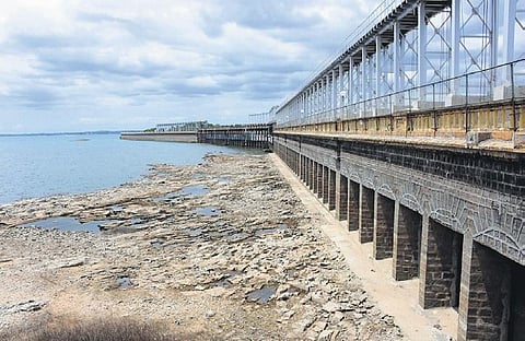Water level at the Krishnaraja Sagar Reservoir declined to 101.82 ft on Tuesday following release of water to Tamil Nadu | Udayashankar S