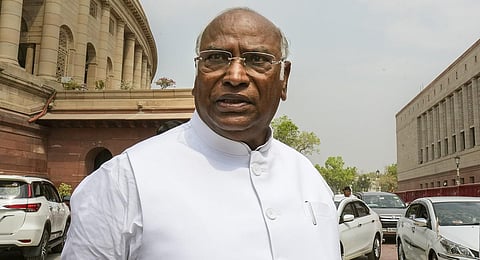 FILE - Congress President and the Leader of Opposition in Rajya Sabha Mallikarjun Kharge. (Photo | PTI)