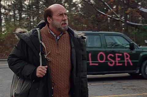 First look of Nicholas Cage in his upcoming movie,  'Dream Scenario'. (Photo | TIFF website)