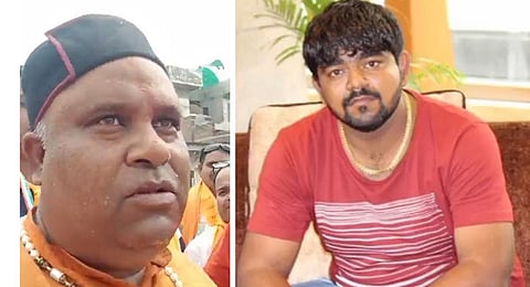 Bajrang Dal leader Bittu Bajrangi and Monu Monesar.