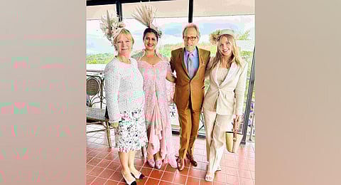 Sudha Reddy at the event hosted by iconic Italian jewellery brand Buccellati and the Duke and the Duchess of Richmond. (Photo | Express)