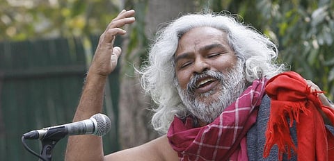 Gummadi Vittal Rao, popularly known as Gaddar is a poet revolutionary and Telugu balladeer. (File | AFP)