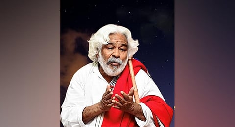 Balladeer and folk singer Gaddar . (Photo | Express)