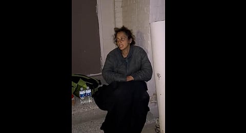 Syeda Zaidi was spotted on roads of Chicago. (Photo | Screengrab from video tweeted by Amjed Ullah Khan MBT, @amjedmbt)