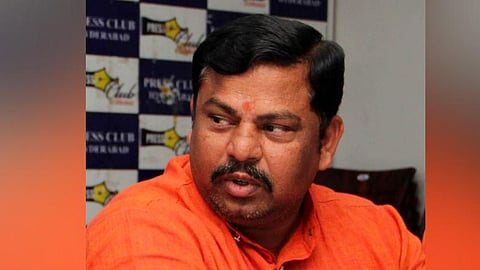 MLA from Goshamahal, T Raja Singh.