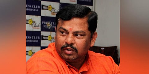 BJP MLA from Goshamahal T Raja Singh. (File photo)