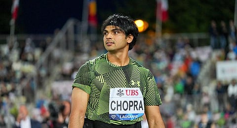 Javelin thrower Neeraj Chopra will spearhead India's campaign at the World Championships in Budapest starting from August 19 to 27. (File photo)