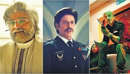 SRK and Vijay Sethupathi in the movie Jawan.